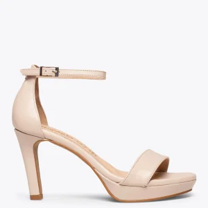 Sandalias De Tacón<miMaO Fiesta - Sandalias De Tacón Alto Y Plataforma Beige