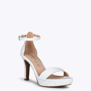 Sandalias De Tacón<miMaO Fiesta - Sandalias De Tacón Alto Y Plataforma Blanco