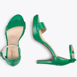 Sandalias De Tacón<miMaO Fiesta - Sandalias De Tacón Alto Y Plataforma Verde