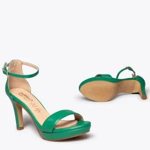 Sandalias De Tacón<miMaO Fiesta Sandalia Con Plataforma Elegante Verde
