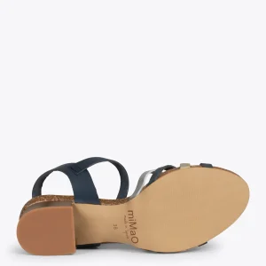 Sandalias De Tacón<miMaO Flex Sandalias Comodas Con Tacón Bio Marino