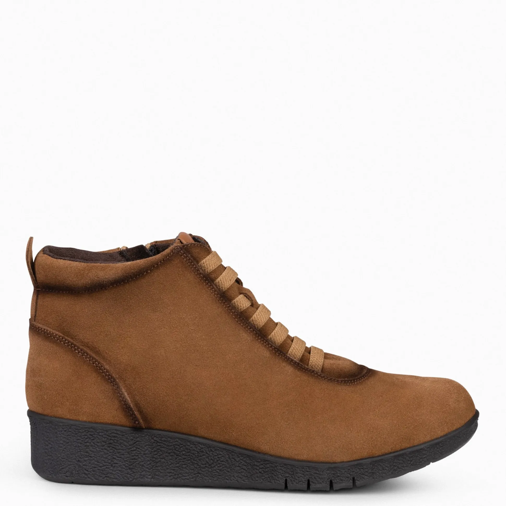 flexy__zapatillas_abotina_0-3.webp Botines De Mujer<miMaO Flexy - Zapatillas Abotinadas Camel