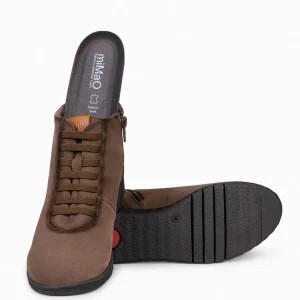 Botines De Mujer<miMaO Flexy - Zapatillas Abotinadas Taupe