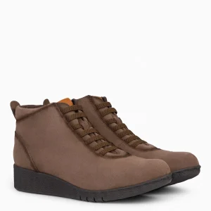Botines De Mujer<miMaO Flexy - Zapatillas Abotinadas Taupe