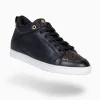 Deportivas<miMaO Frenchy - Sneakers Cuna Interior Mujer Negro Y Leopardo
