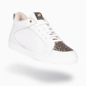 Deportivas<miMaO Frenchy - Sneakers Cuna Interior Mujer Blanco Y Leopardo