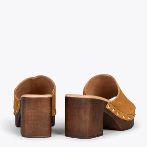 Sandalias De Tacón<miMaO Holiday – Zuecos Con Tacón Y Plataforma Whisky