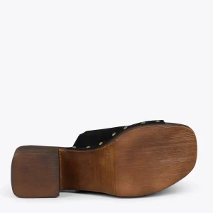 Sandalias De Tacón<miMaO Holiday – Zuecos Con Tacón Y Plataforma Negro