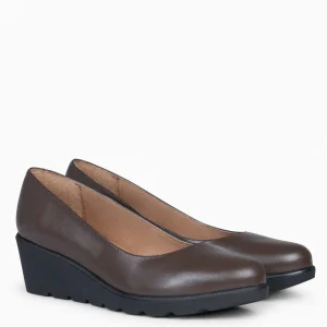 Cunas Confort<miMaO Iris - Zapatos De Salon Con Cuna Marron