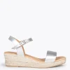 Esparto Y Alpargatas<miMaO Jerez – Sandalias De Esparto Metalizadas Plata