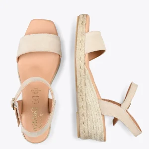 Esparto Y Alpargatas<miMaO Jerez – Sandalias De Esparto Y Piel Beige