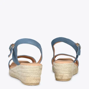 Esparto Y Alpargatas<miMaO Jerez – Sandalias De Esparto Y Piel Jeans