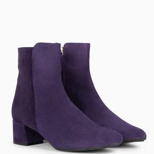 Botines De Mujer<miMaO Maia - Botin Serraje Mujer Morado