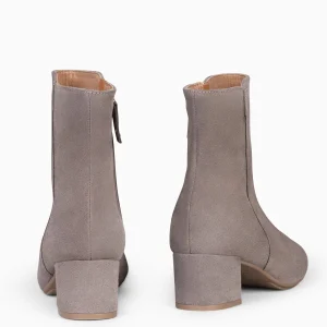 Botines De Mujer<miMaO Maia - Botin Serraje Mujer Taupe