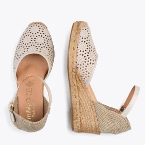 Esparto Y Alpargatas<miMaO Maldivas – Cunas De Esparto Con Pala De Napa Beige