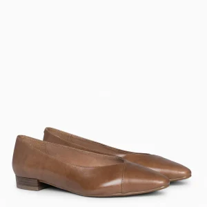 Mocasines Y Blucher<miMaO Marie – Zapatos Bajos De Punta Fina Taupe