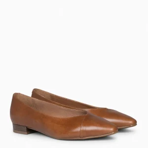 Mocasines Y Blucher<miMaO Marie – Zapatos Bajos De Punta Fina Camel
