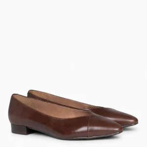 Mocasines Y Blucher<miMaO Marie – Zapatos Bajos De Punta Fina Marron