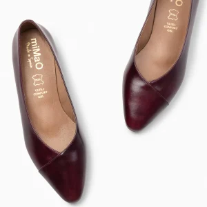 Mocasines Y Blucher<miMaO Marie – Zapatos Bajos De Punta Fina Burdeos