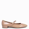Mocasines Y Blucher<miMaO Merceditas - Zapatos Planos De Charol Con Hebilla Nude