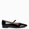 Mocasines Y Blucher<miMaO Merceditas - Zapatos Planos De Charol Con Hebilla Negro