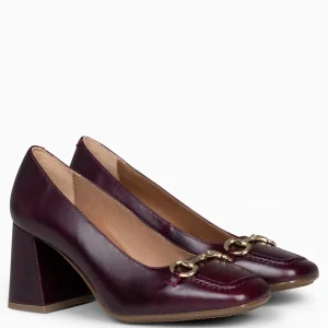 Mocasines Y Blucher<miMaO Mia – Zapatos Con Tacón Bloque Burdeos