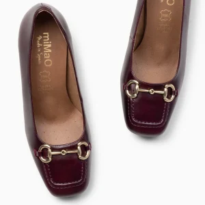 Mocasines Y Blucher<miMaO Mia – Zapatos Con Tacón Bloque Burdeos