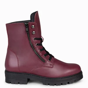Botas<miMaO Militar – Botas Militares De Mujer Burdeos