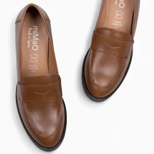Mocasines Y Blucher<miMaO Mokka – Mocasin De Napa Con Tacón Camel