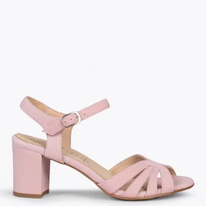 Sandalias De Tacón<miMaO Musa – Sandalias De Tacón Ancho Rosa Palo
