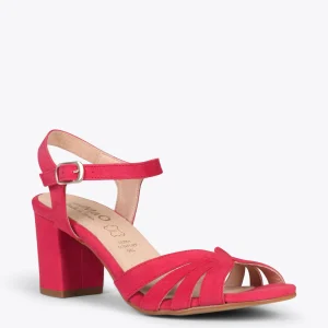 Sandalias De Tacón<miMaO Musa – Sandalias De Tacón Ancho Rojo