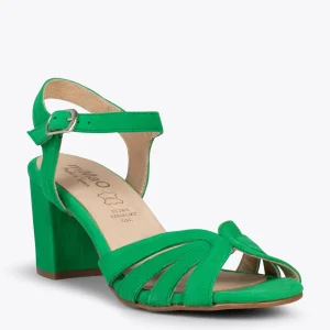 Sandalias De Tacón<miMaO Musa – Sandalias De Tacón Ancho Verde