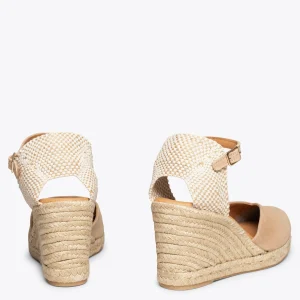 Esparto Y Alpargatas<miMaO Nerja – Cunas Altas De Esparto Beige