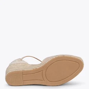 Esparto Y Alpargatas<miMaO Nerja Charol – Cunas De Esparto Altas Beige