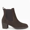 Botines De Mujer<miMaO New Chelsea - Botines De Cana Alta Con Tacón Para Mujer Marron