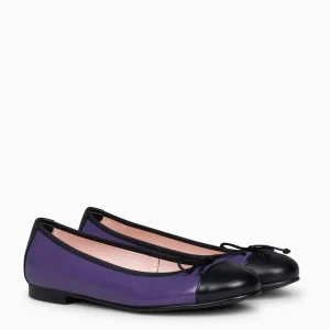 Mocasines Y Blucher<miMaO Nicolle – Bailarina Plana Con Puntera Morado