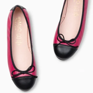 Mocasines Y Blucher<miMaO Nicolle – Bailarina Plana Con Puntera Fucsia