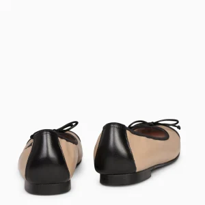 Mocasines Y Blucher<miMaO Nicolle – Bailarina Plana Con Puntera Taupe