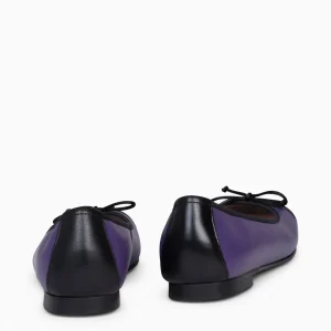 Mocasines Y Blucher<miMaO Nicolle – Bailarina Plana Con Puntera Morado