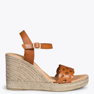 Esparto Y Alpargatas<miMaO Oasis – Cunas De Esparto Tostado Con Trenza Camel