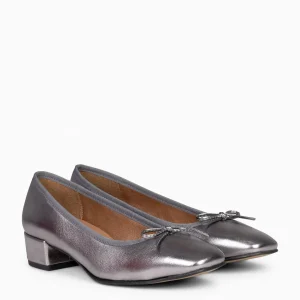 Mocasines Y Blucher<miMaO Opera – Bailarinas Con Tacón Plata