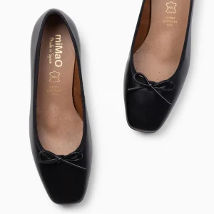 Mocasines Y Blucher<miMaO Opera – Bailarinas Con Tacón Negro