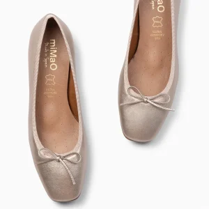 Mocasines Y Blucher<miMaO Opera – Bailarinas Con Tacón Platino