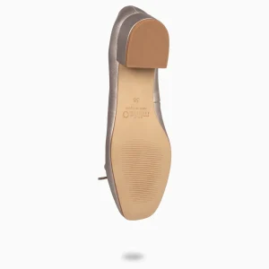 Mocasines Y Blucher<miMaO Opera – Bailarinas Con Tacón Platino