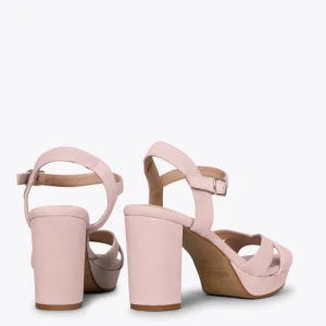 Sandalias De Tacón<miMaO Paris – Sandalias De Fiesta Con Tacón Alto Y Plataforma Rosa