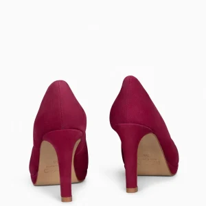 Zapatos De Fiesta<miMaO Plataforma - Zapatos De Tacón Alto Y Plataforma Granate