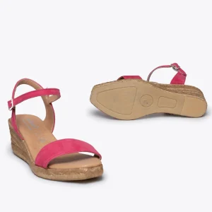 Esparto Y Alpargatas<miMaO Playa - Cuna De Esparto Con Tira Fucsia