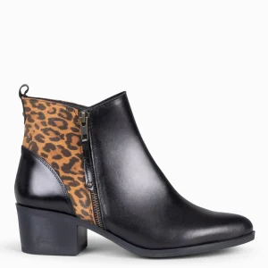 Botines De Mujer<miMaO Rebecca - Botines Con Tacón Para Mujer Leopardo