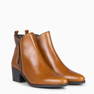Botines De Mujer<miMaO Rebecca - Botines Con Tacón Para Mujer Camel