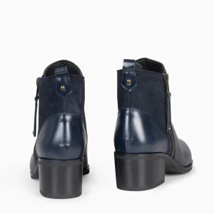 Botines De Mujer<miMaO Rebecca - Botines Con Tacón Para Mujer Marino